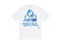 stüssy melted tee white 2