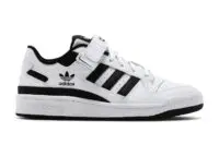 adidas forum low white black