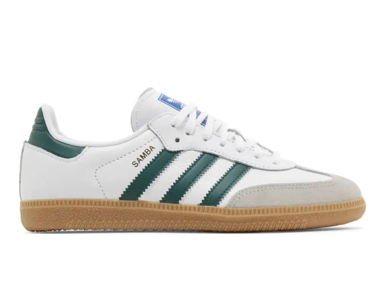 adidas samba og white collegiate green gum (gs)