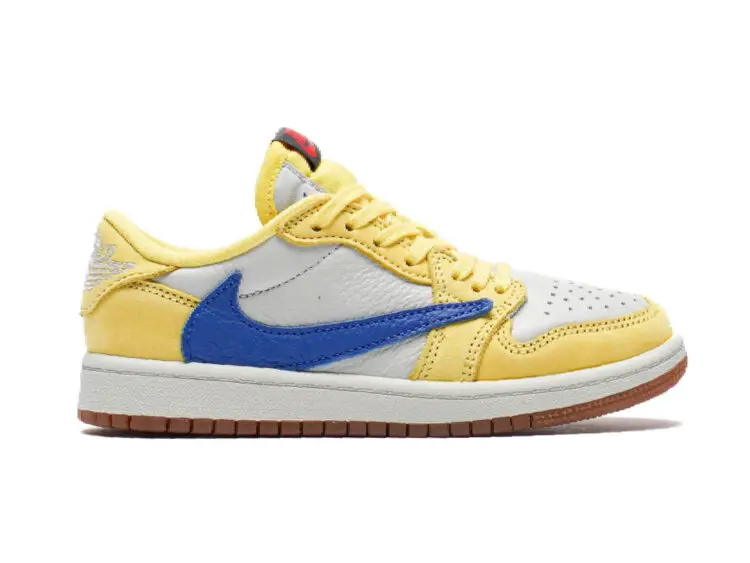 nike air jordan 1 retro low og sp travis scott canary (ps)