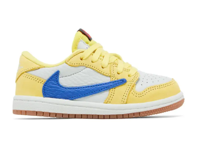 nike air jordan 1 retro low og sp travis scott canary (td)