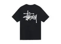 stüssy basic tee black