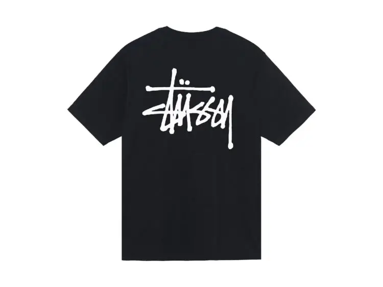 stüssy basic tee black