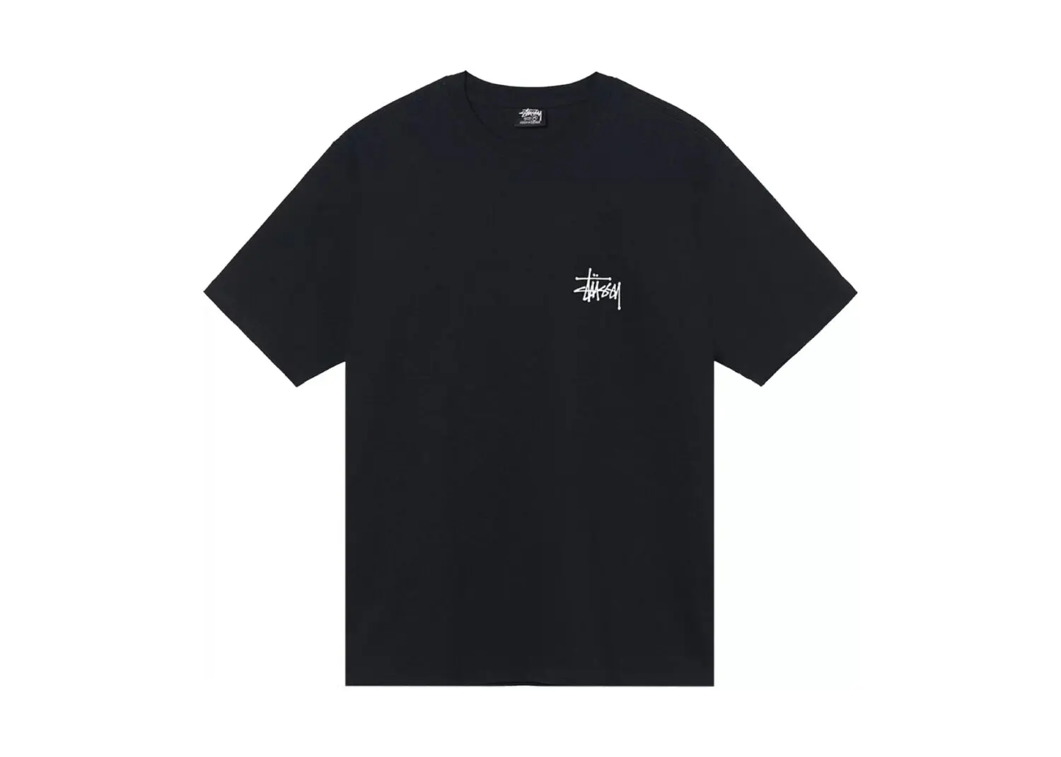 stüssy basic tee black 2