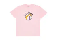 supreme league tee light pink