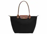 longchamp le pliage original medium tote bag black
