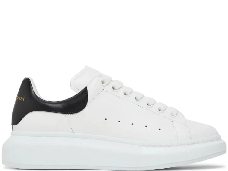 alexander mcqueen oversized white black (w)