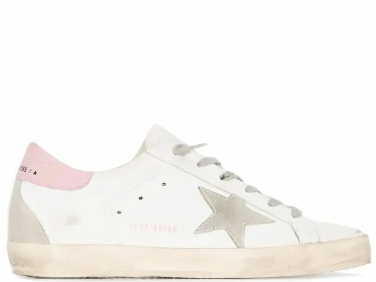 golden goose super star white light pink (w)
