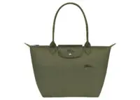 longchamp le pliage green medium tote bag forest