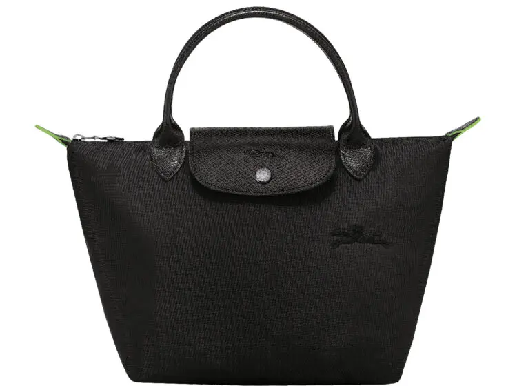 longchamp le pliage green small handbag black