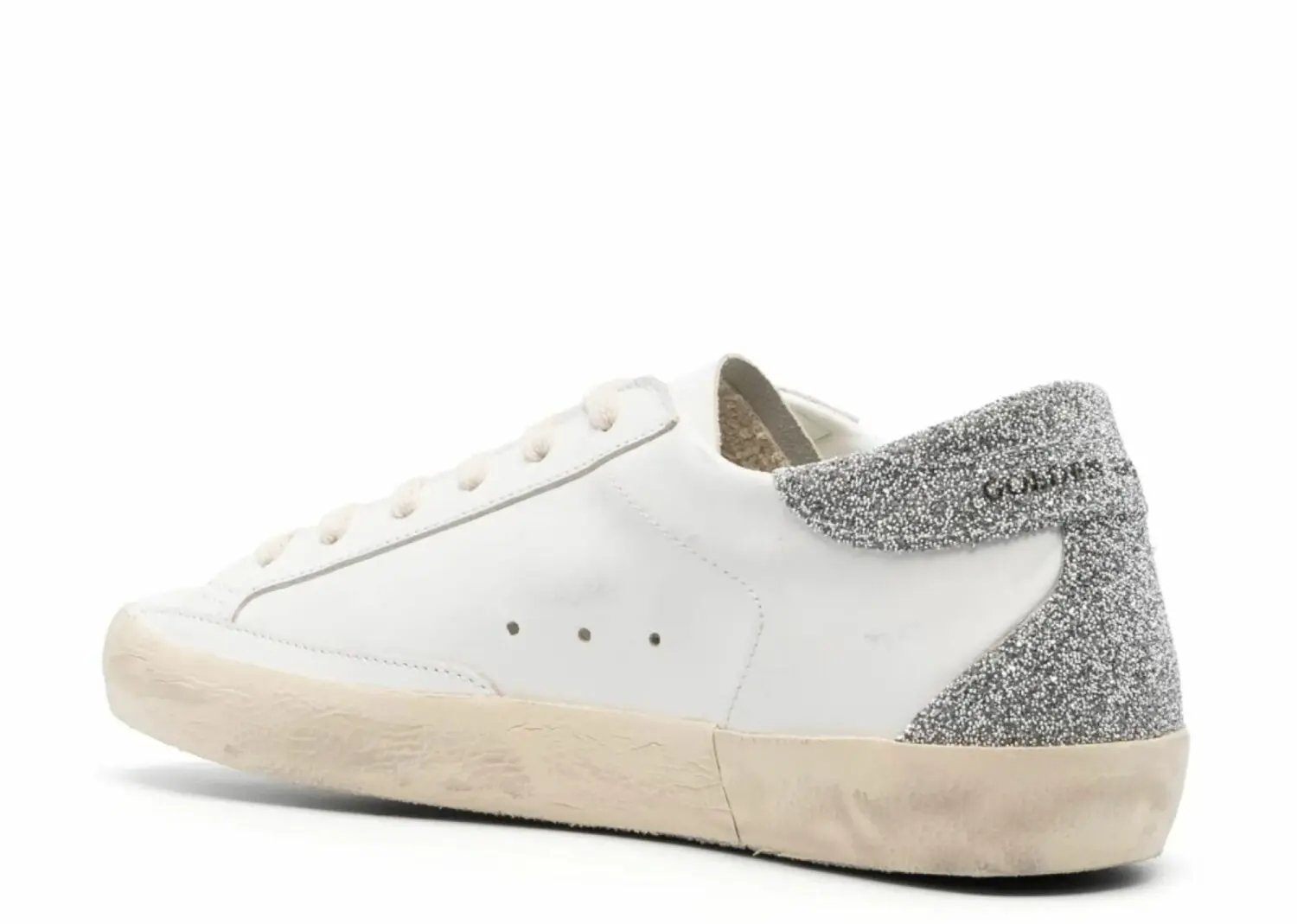golden goose super star silver swarovski crystal star (w)