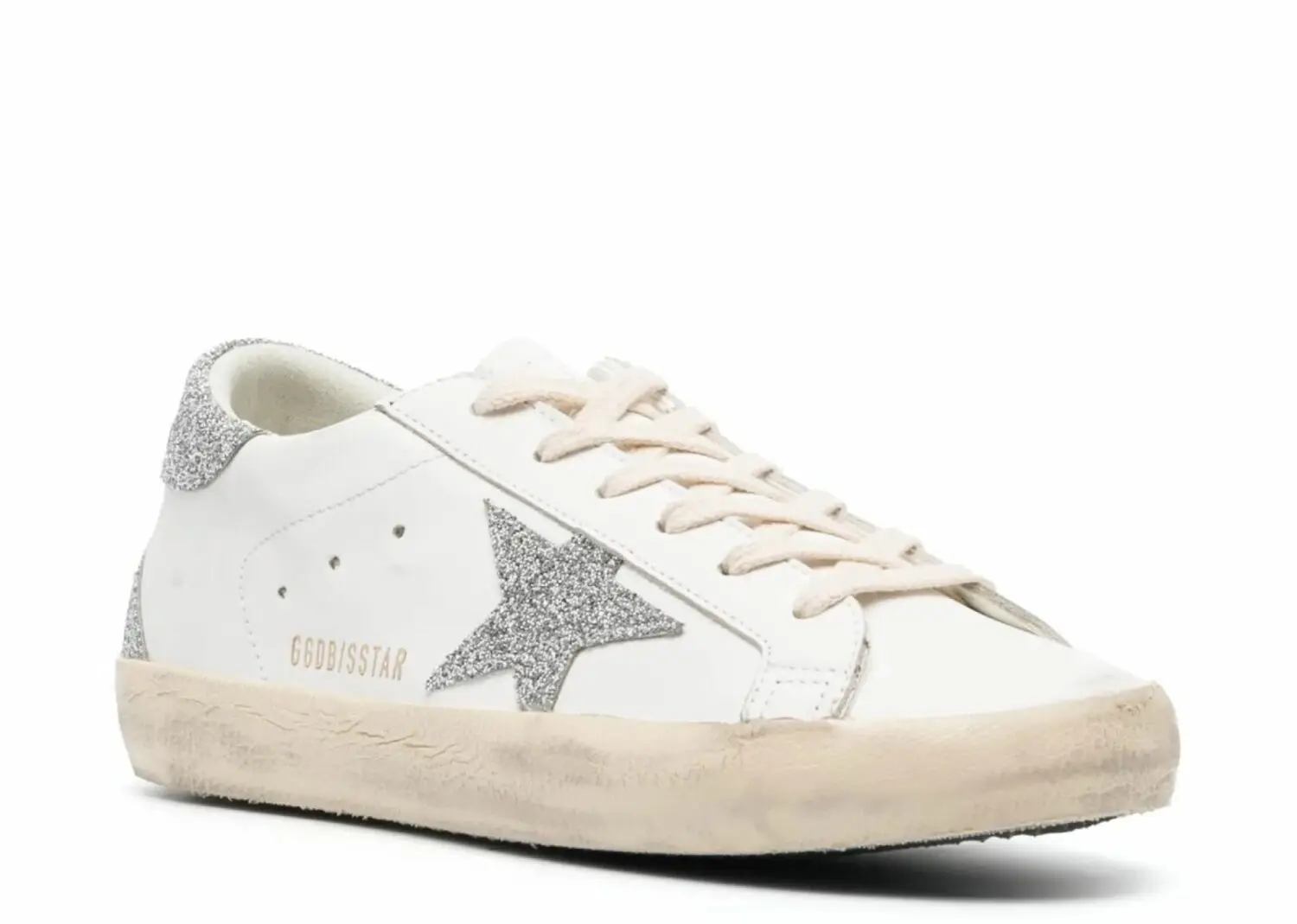 golden goose super star silver swarovski crystal star (w)
