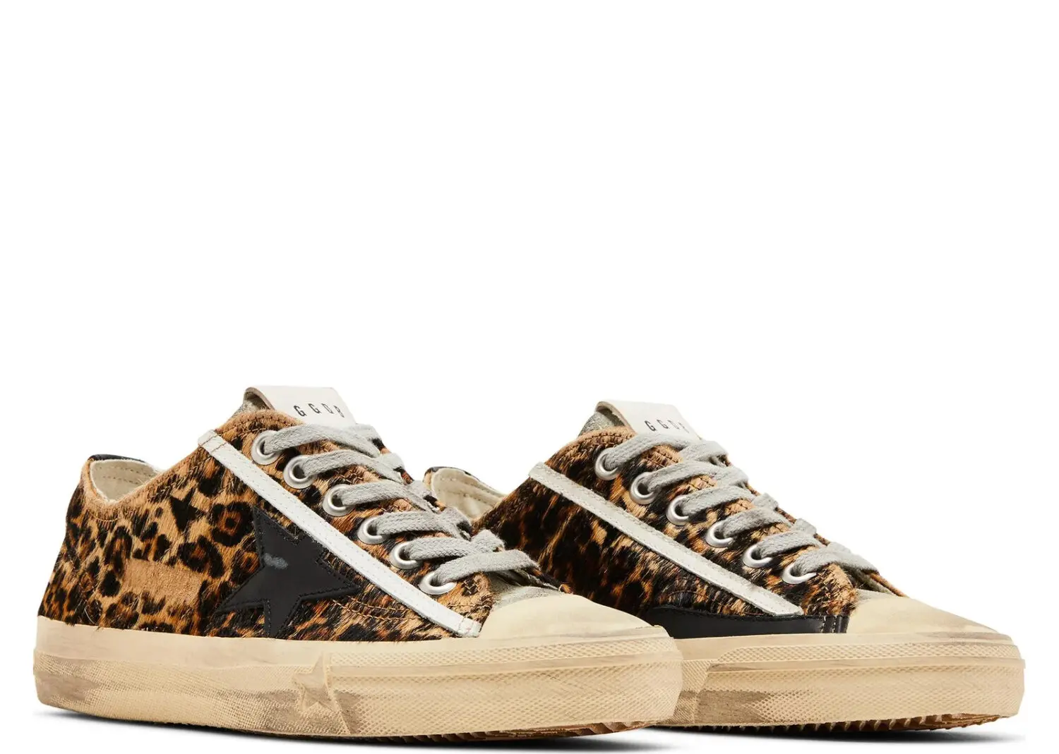 golden goose v star leopard