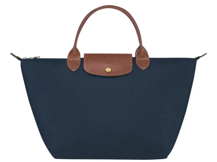 longchamp le pliage original medium handbag navy