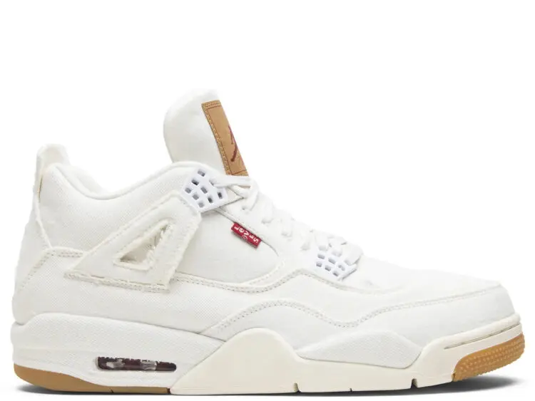 Nike Air Jordan 4 Retro Levis White (Levis Tag)