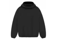 fear of god athletics suede fleece hoodie black