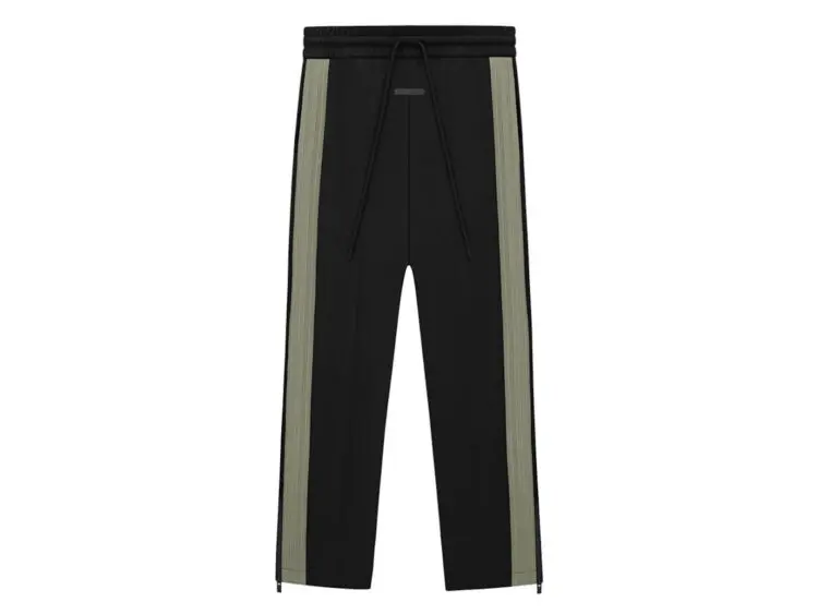 fear of god athletics suede fleece pant black