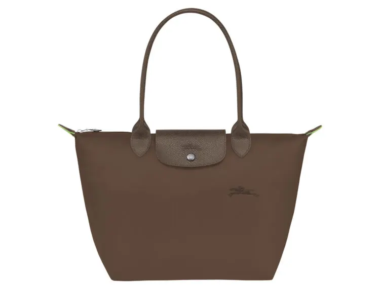 longchamp le pliage green medium tote bag terra