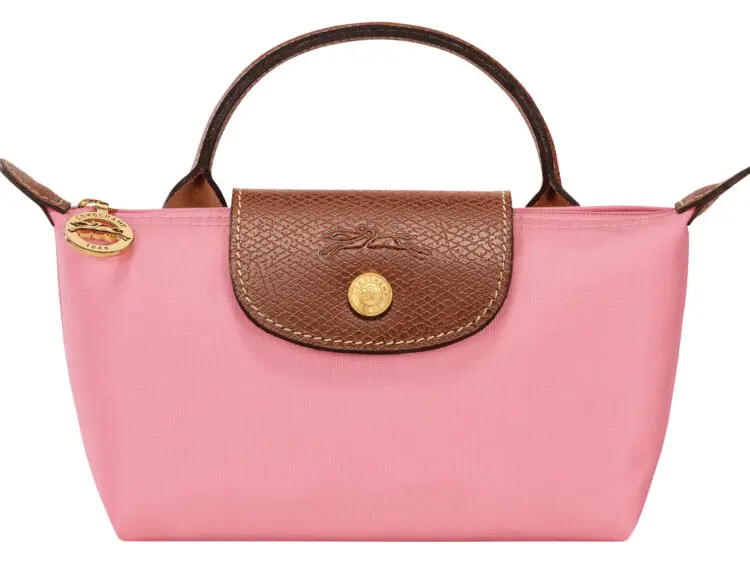 longchamp le pliage original pouch with handle marshmallow