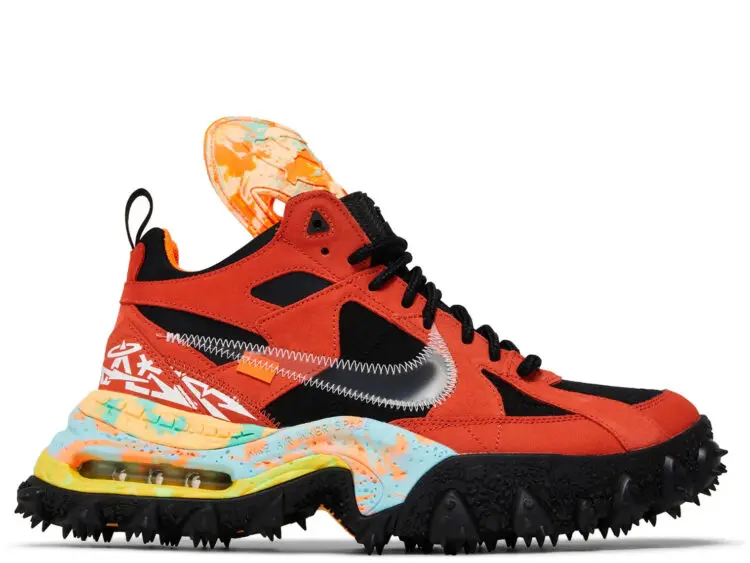 nike air terra forma off white mantra orange