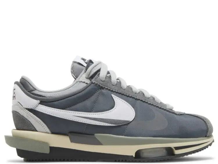 nike zoom cortez sp sacai iron grey