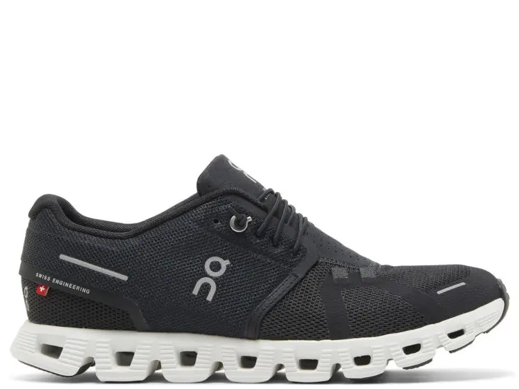 on running cloud 5 black white (w)