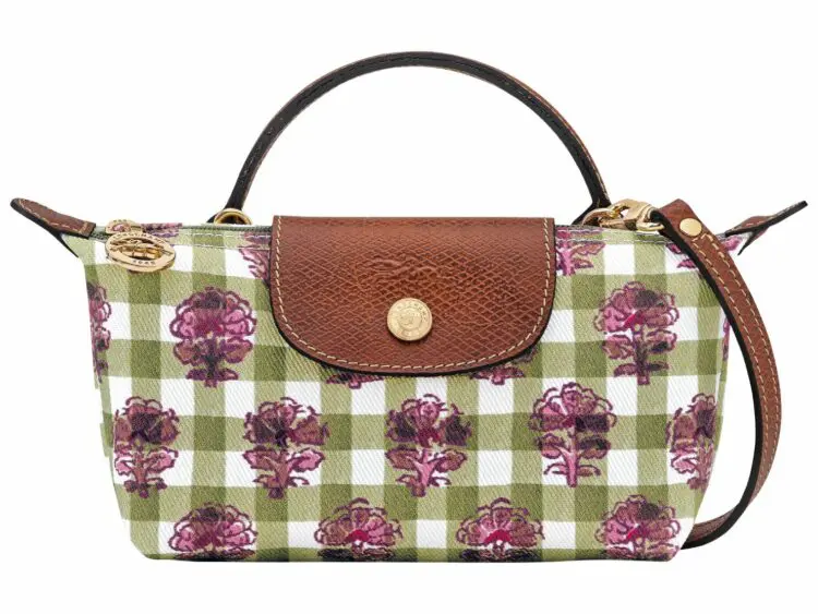 longchamp le pliage collection xs pouch artichoke canvas