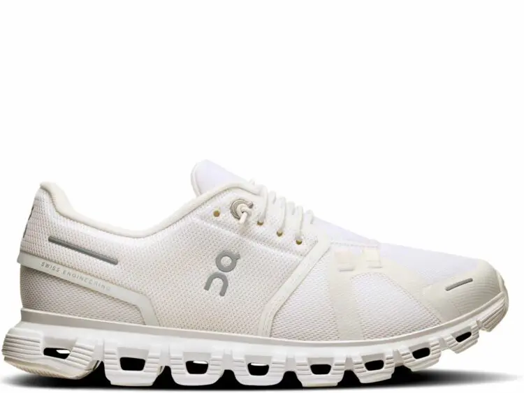 on running cloud 6 all white (w)