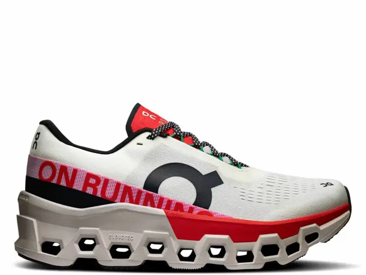 on running cloudmonster 2 ivory red (w)