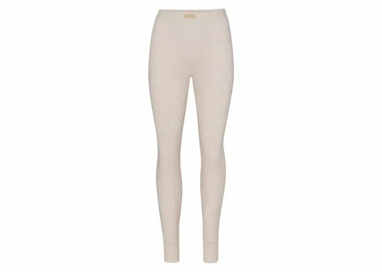 skims cotton rib legging heather oatmeal