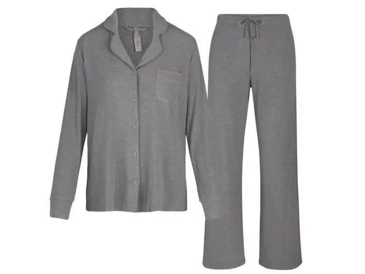 skims soft lounge sleep set heather grey