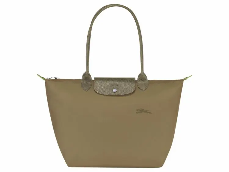 longchamp le pliage green large tote bag artichoke