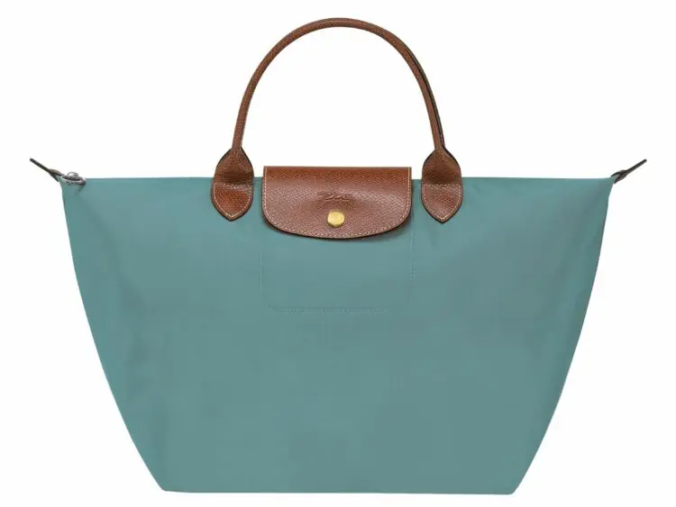 longchamp le pliage original medium handbag eucalyptus