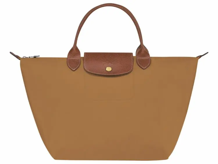 longchamp le pliage original medium handbag fawn