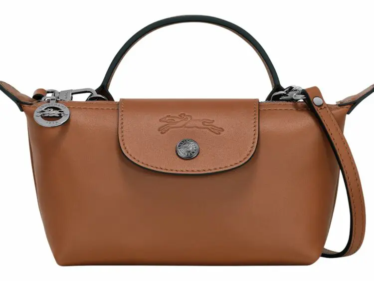 Longchamp Le Pliage Xtra XS Pouch Leather Cognac