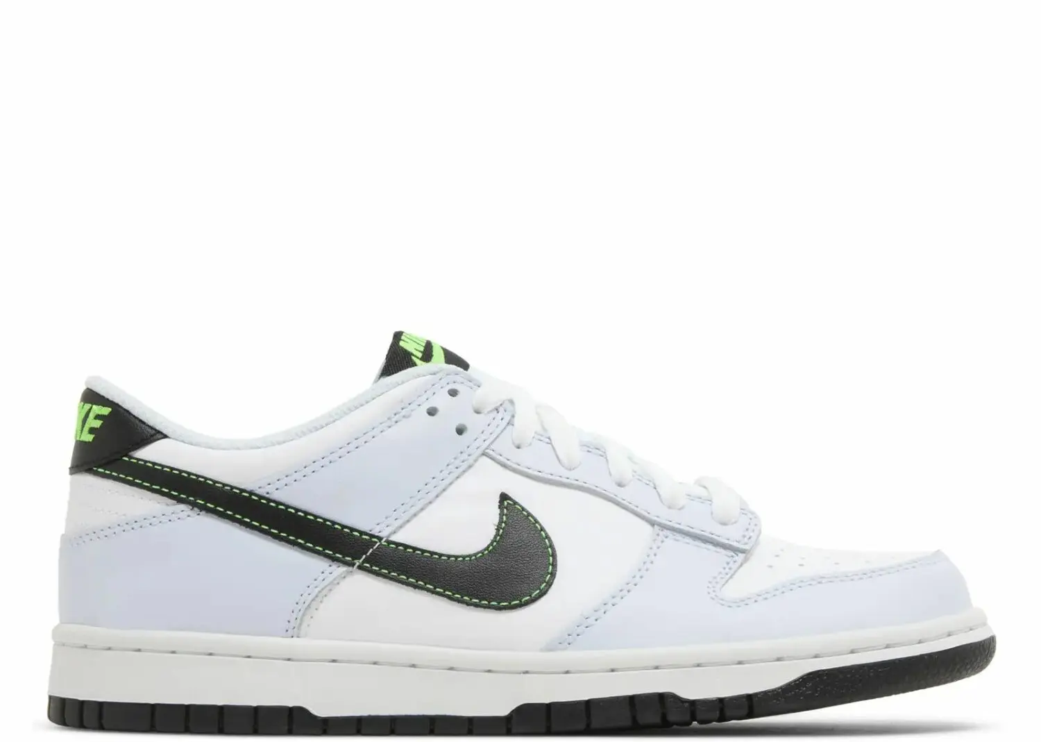 nike dunk low grey green strike (gs)