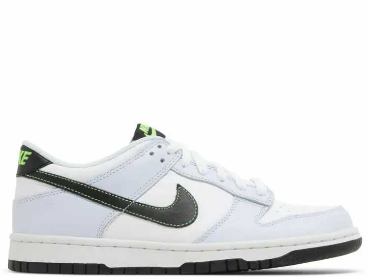 nike dunk low grey green strike (gs)