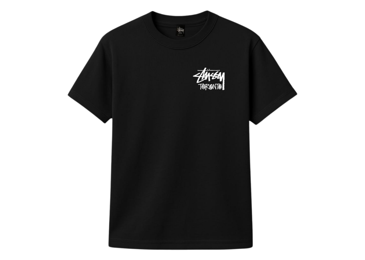 stussy toronto exclusive tee black