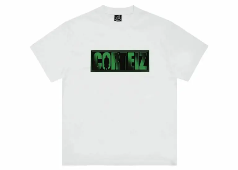 corteiz shadow man tee white