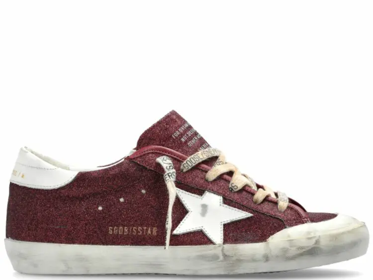 golden goose super star penstar burgundy