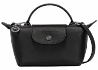 longchamp le pliage xtra xs pouch leather black