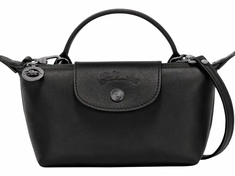 longchamp le pliage xtra xs pouch leather black