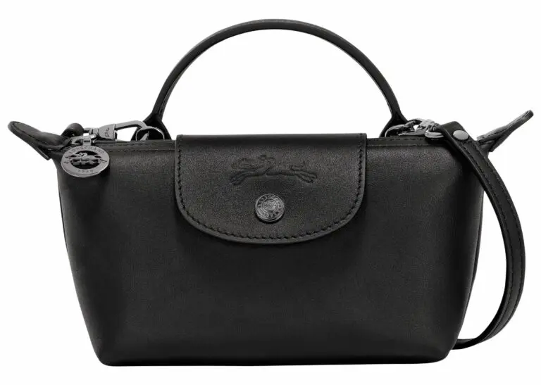 longchamp le pliage xtra xs pouch leather black