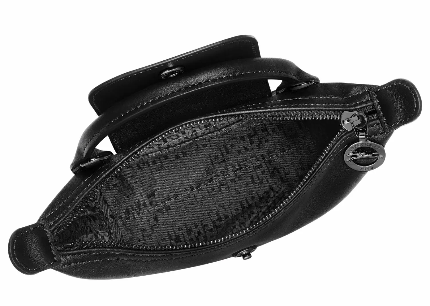 longchamp le pliage xtra xs pouch leather black