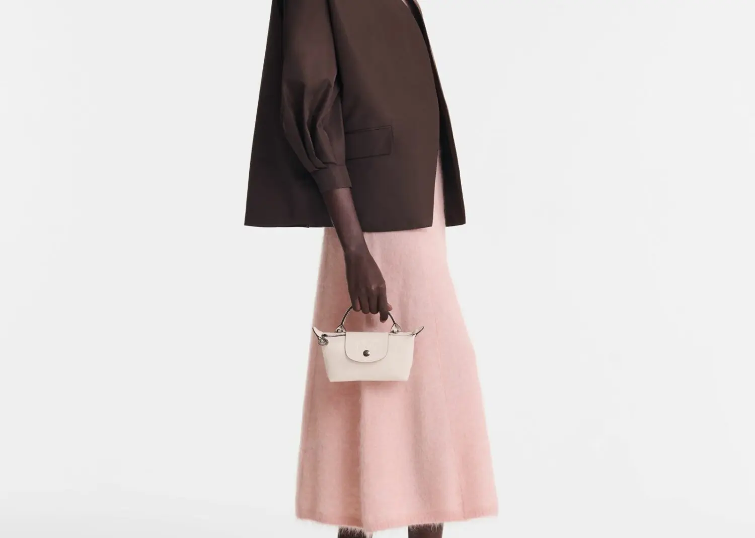 longchamp le pliage xtra xs pouch leather paper
