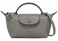 longchamp le pliage xtra xs pouch leather turtledove