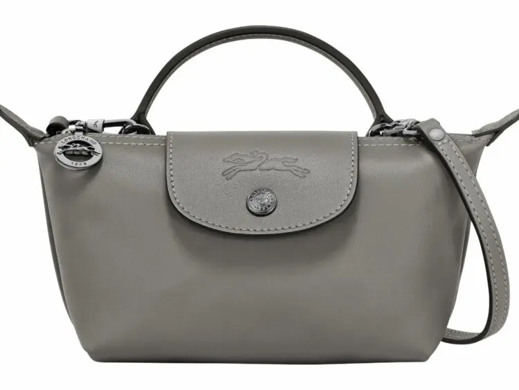 longchamp le pliage xtra xs pouch leather turtledove