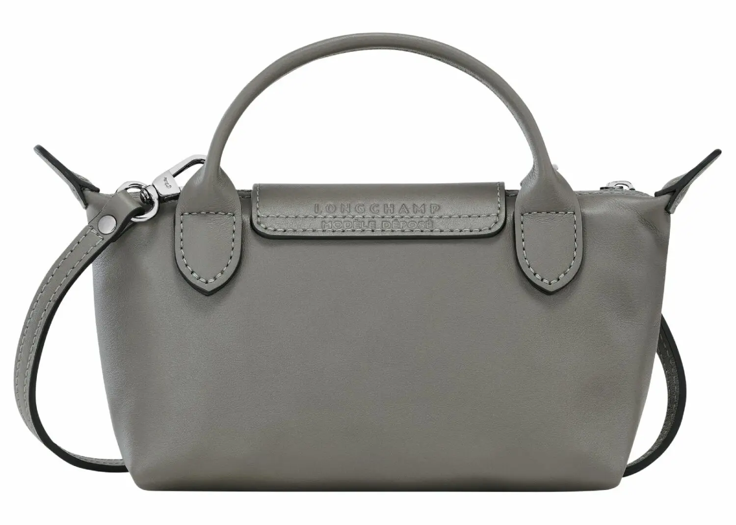 longchamp le pliage xtra xs pouch leather turtledove