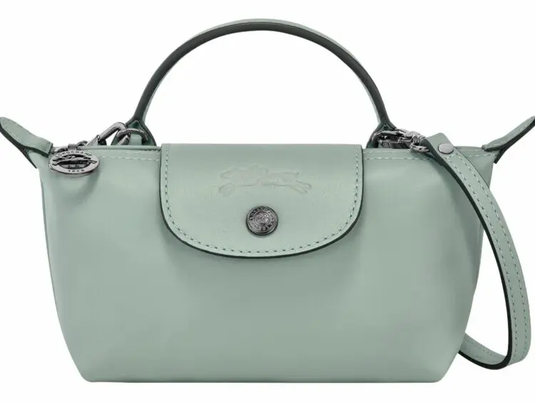 longchamp le pliage xtra xs pouch leather vervain