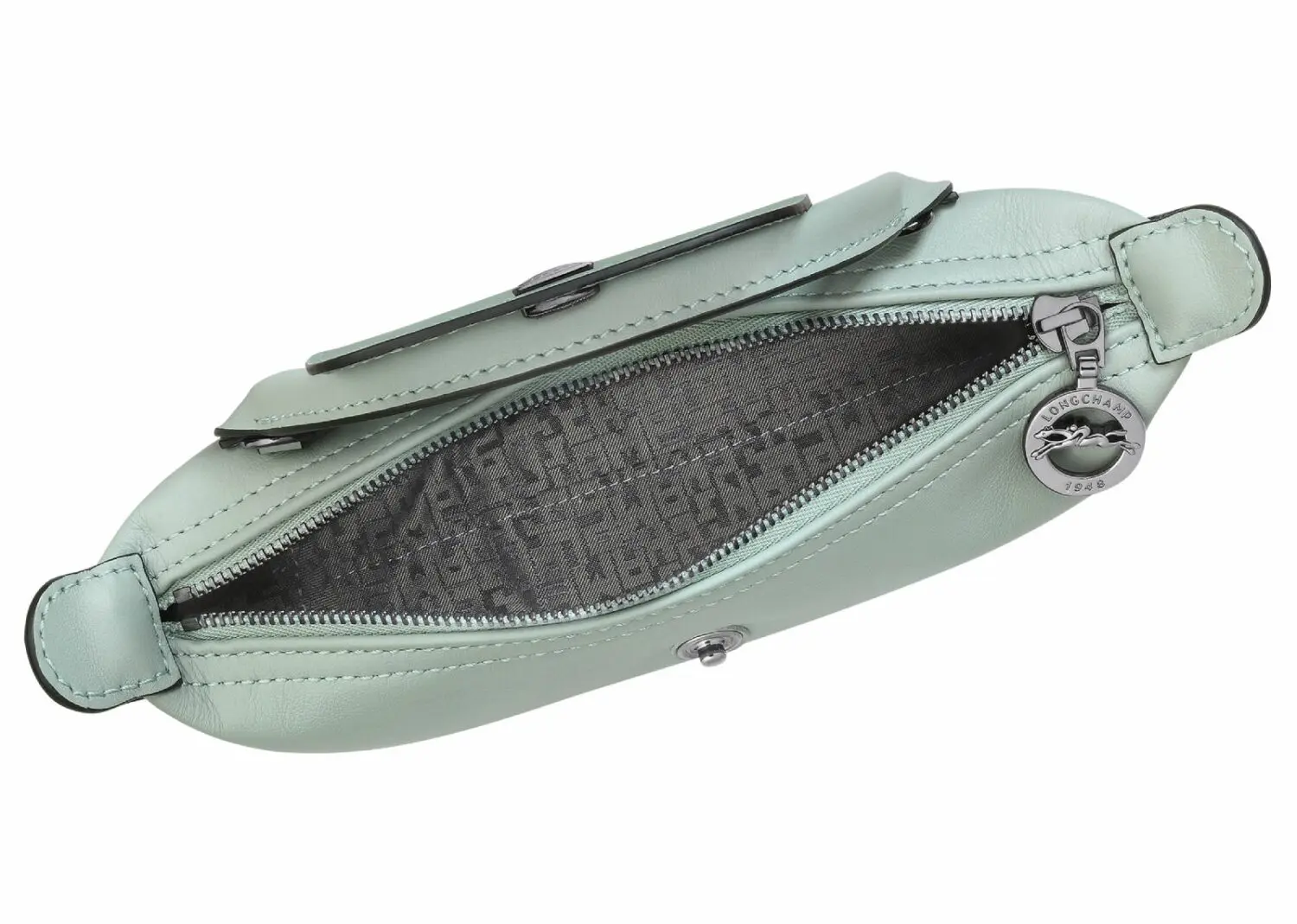 longchamp le pliage xtra xs pouch leather vervain